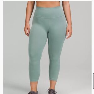 Lululemon Wonder Train Contour Fit High Rise Crop 23"